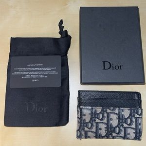 Dior card holder wallet